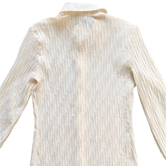 Cream Button Down Shirt - Picture 7 of 10